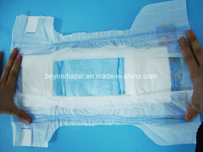 Beyond Disposable Cloth-Like Cover Magic Tape Baby Diaper with High Absorption