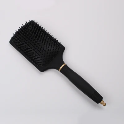 Custom Logo Paddle Detangling Curved Vented Professional Hair Brushes