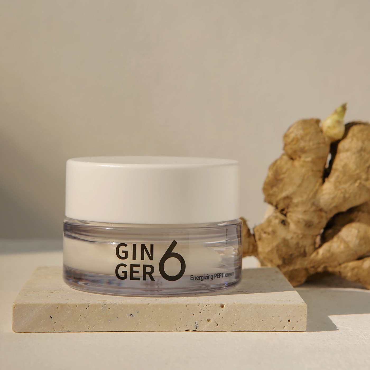 GINGER6 Energizing PEPTI cream Skin care, night cream, elastic cream, basic cosmetic