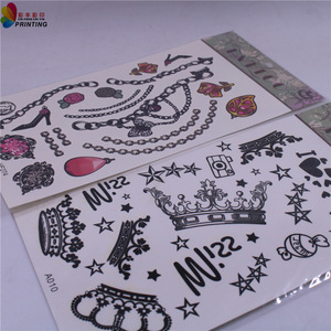 High quality new style removable tattoo customized lovely kids temporary Tattoo sticker for promotion