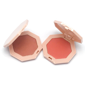 Hot Selling OEM Cosmetics Powder 6 Colors New Design Soft Nude Red Single Cheek Makeup Blusher