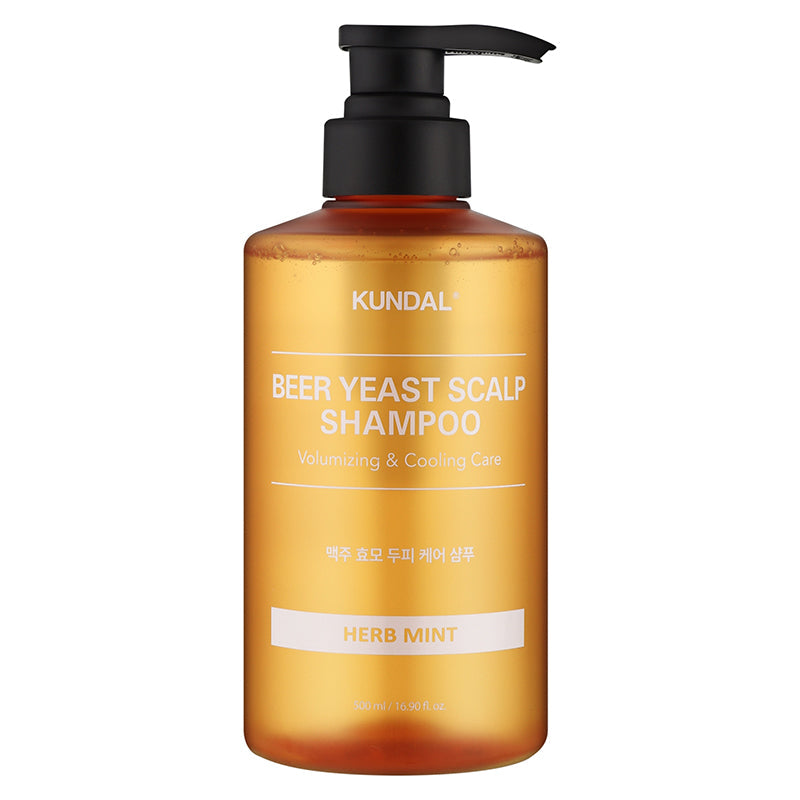 (KUNDAL) Beer Yeast Scalp Shampoo [Herb Mint] 500ml