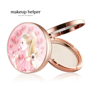 [MAKEUP HELPER] Korean Makeup Powder Pact for Matte finish Sebum control Micro particle Full coverage Long Lasting