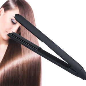 Manufacturer OEM LCD Display Hair Straightener Gold Flat Iron with Tourmaline Ceramic Coating flat iron hair straightener