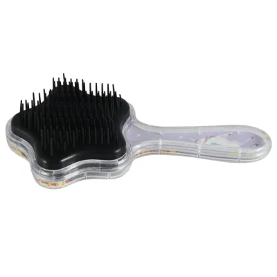 Massage Comb Star Shaped Plastic Hair Brush for Children Anti-Static Hair Brush