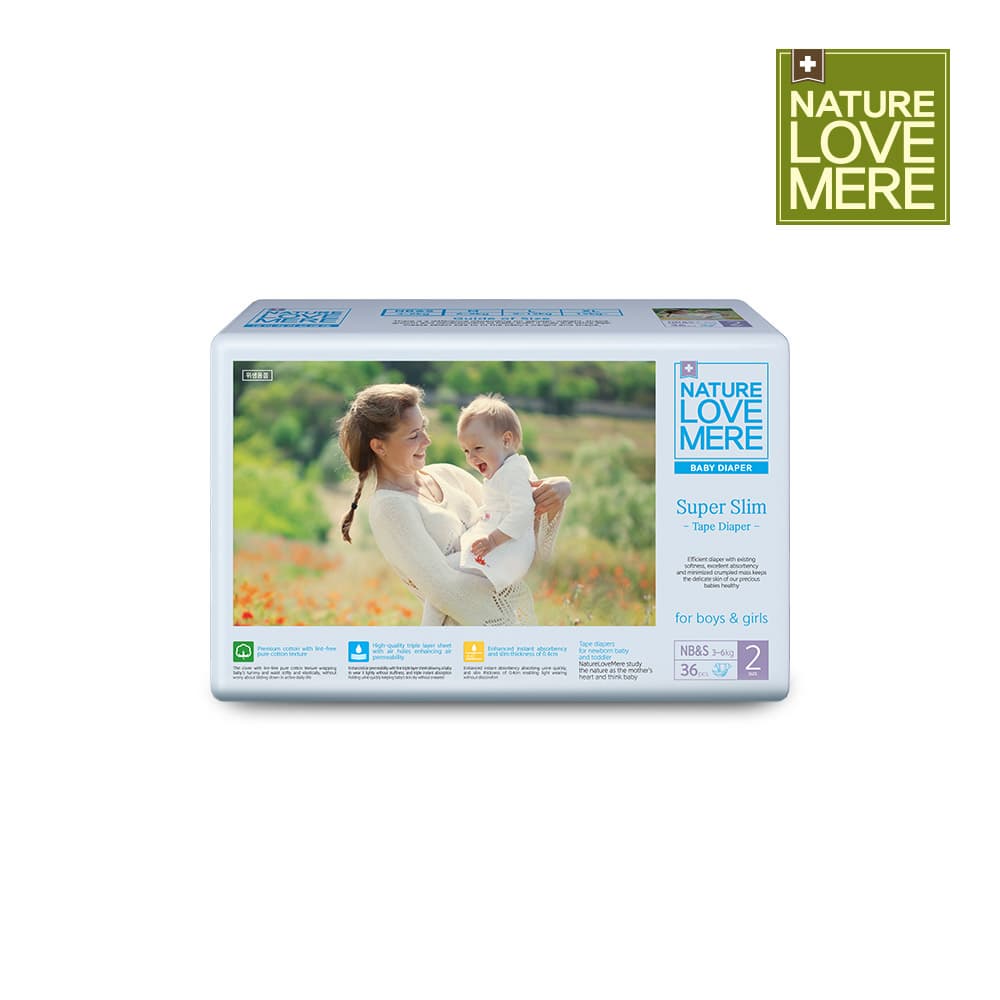 NATURE LOVE MERE Super Slim Tape Diapers