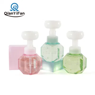 New Press Type Flower Foam Bottle Hand Sanitizer Cosmetics Separate Bottle Convenient Type Travel Lotion Separate Bottle