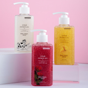 OEM Private Label bath body care refresh skin whitening moisturize wash clean body wash Exfoliate perfume scrub shower gel
