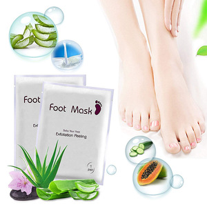OEM/ODM Private lanel Foot Peel Mask, Exfoliating Callus Remover (2 Pairs Per Box)  Customized Packaging dead skin for foot care