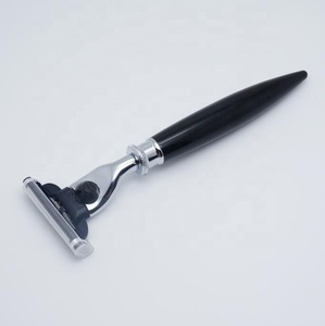 Oval Resin Handle Blade Razor High Quality Straight Razor Shaving Safety Razor