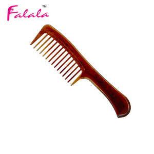 Plastic Wide Tooth Flat Top Hair Comb