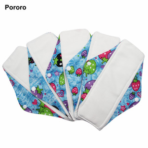 Printed Reusable Panty Liners   bamboo nursing pads