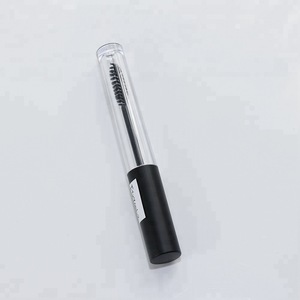 Private label cosmetics packaging cylinder custom plastic mascara tube