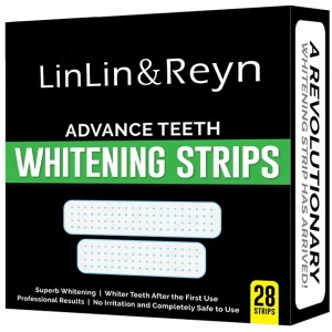 Private Label Natural Charcoal Teeth Whitening Strips