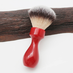 Private label Resin Mens grooming Shaving brushes Long Handle JDK Barber Synthetic Knots wholesale Shaving brush