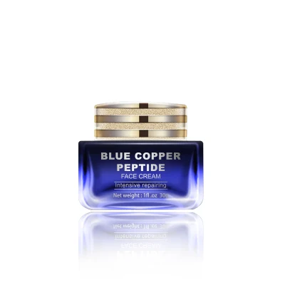 Private Label Skin Care Blue Copper Peptide Soothing Repairing Face Cream