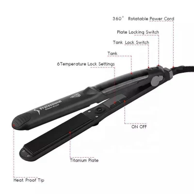 Professional Steam Hair Straightener Salon Styler