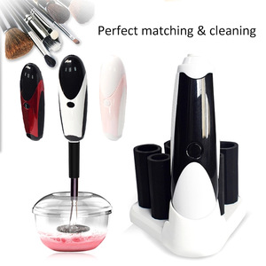 Shake Dry Electric Makeup Brush Off Foundation And Other Beauty Makeup Products