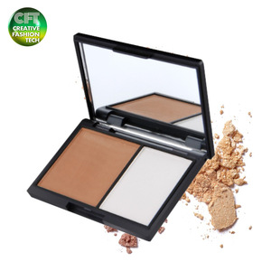 Skin whitening organic private label makeup powder foundation