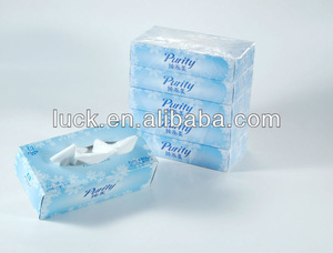 small pack bamboo soft car facial tissue