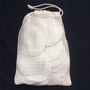 U-HomeTalk UT-YJ056 Organic Hemp/Bamboo Makeup Remover Pads with Cotton Mesh Bag/Paper Bag Custom Private Label