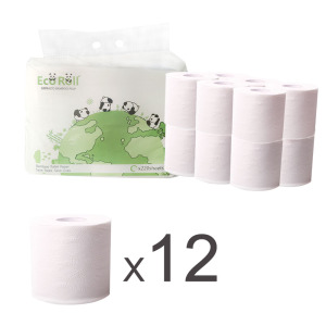 water soluble toilet paper Soft and Hygienic 12 Roll Bathroom Tissue bamboo toilet paper roll