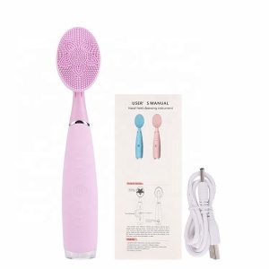 Waterproof Face Skin Cleansing Brush Sonic Electric Facial Brush