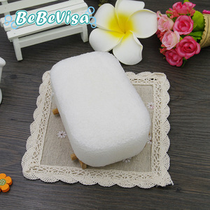 Wholesale 100% Natural Pear Powder Thickened Rectangle Konjac Bath Sponge