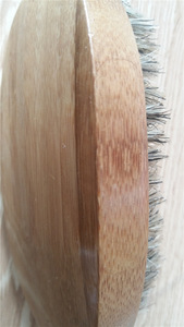 wholesale bamboo hairbrush 100% boar bristle hair beard brush