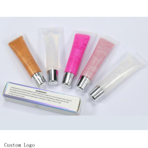 wholesale custom logo magic lipsticks clear lip tinted lipgloss rainbow lipgloss long lasting lip gloss private label lip gloss