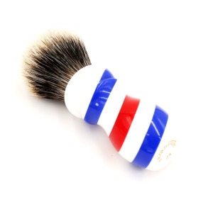 Yaqi New Barber Pole Style 24mm Two Band Badger Knot Shaving Brush