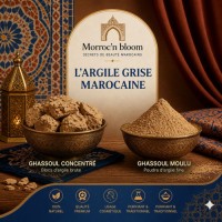 premium moroccan natural clay powder