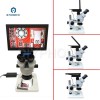 7-45X Integrated Trinocular Microscope with Display Screen