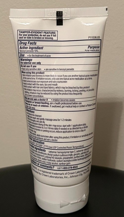PanOxyl Acne Foaming Wash Benzoyl