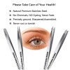 4PCS Tweezers Set Professional Stainless Steel Tweezers Best Tweezers for Facial & Ingrown Hairs Splinter & Hair (Silver)