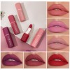 Handaiyan Mineral Matte Lipstick 6 Colours Non-flaking Non-stick Long-lasting Moisturizing Waterproof