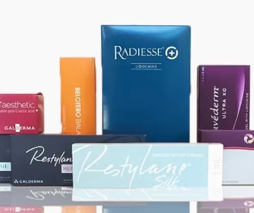 Nithya, Juvederm, Stylage, Teosyal, Fillmed, Profhilo, PRX, Biorepeel, Belotero, Radiesse, Jalupro, Neauvia, Ellanse