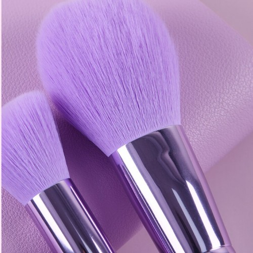 11-Piece Makeup Brush Set with PU Case | OEM/ODM Professional Cosmetic Brushes for Wholesale & Private Label
