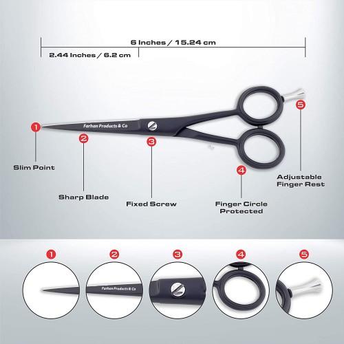 New Blue & Sliver hair scissors High quality hair scissors professional cut hair styles barber shears scissors With Comb