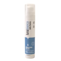 lunabianca 50% Donkey Milk Hand Cream with Shea Butter & Argan Oil – Moisturizing and Protective Care for Dry Hands, Made in Italy, 50 ml