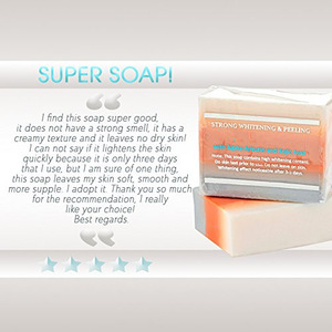 100% natural skin care glutathione whitening soap with kojic