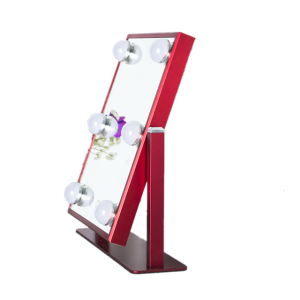 2021 6 LED lighted smart desktop beauty bulb vanity hollywood style makeup lighted mirror with led light