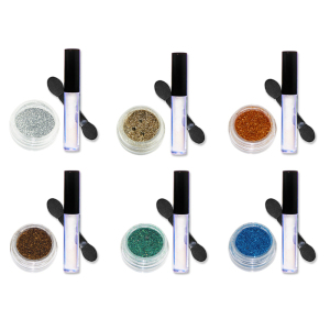 3 In 1 Set Eyeshadow Glitter Glue Brush Powder Loose Glitter Eyeshadow