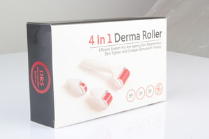 4 in 1 skin care titanium micro needle derma roller with bottom price