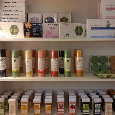 500g Azulence Hot Film Hard Wax Block No Strips Hair Removal