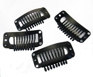 8 teeth 9 teeth 10teeth 28mm 32mm 36mm metal clips for clip hair extension /snap hair extension clip more colors