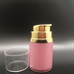 airless 30g 50g 80g gold acrylic serum cosmetic jar bottle packaging cosmetic