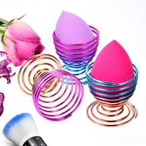 Amazon Best Sell Egg Shape Cosmetic Puff Display beauty Stand Drying Bracket Makeup Sponge Holder