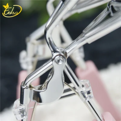 Beauty Mini Girls False Partial Make-up Tools Clip Pink Rubber Handle Eyelash Curlers