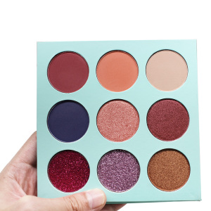 Best quality 9 Color colorful eyeshadow palette Oem Eyeshadow Palette